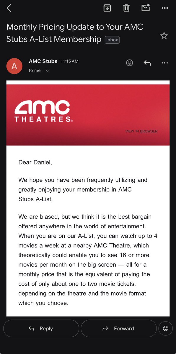 dflo316's tweet photo. @AMCTheatres @CEOAdam 
Fuck you https://t.co/EdtAO2XInN