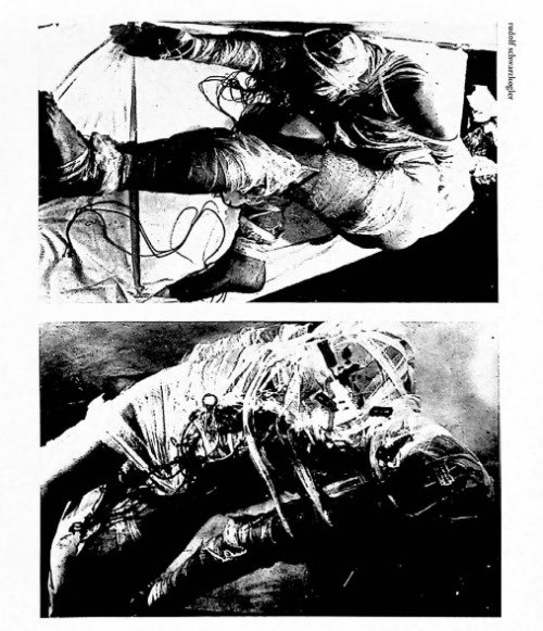 user18965437643's tweet photo. scans from body art and performance; body as language by lea vergine https://t.co/jIZh877fUA