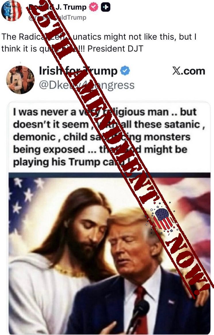 MediaBusters6's tweet image. Call him Barking Mad or Stark Raving Bonkers or Insane but he must be removed
‘Urgent Warning to Congressional Leaders: Trump is Psychologically Unstable and Dangerous’
open.substack.com/pub/bandyxlee/…
#25thAmendmentNow