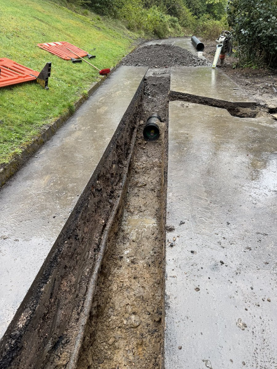 NFitzLtd's tweet photo. Path edgings pipe laying &amp; stone wall work at Cyfartha Castle Merthyr https://t.co/kl4mHfshcv