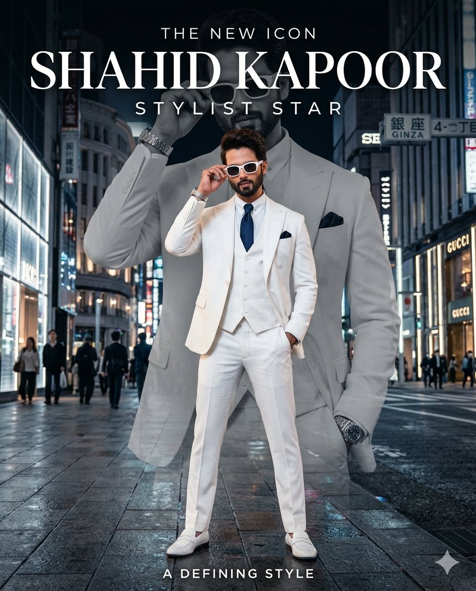 vinodsk007's tweet image. Uncompromising style, pure confidence. Let the work do the talking. #ShahidKapoor #Icon #GQIndia #PremiumStatus #LevelUpApna 
@shahidkapoor  #kritisanon #RashmikaMandanna