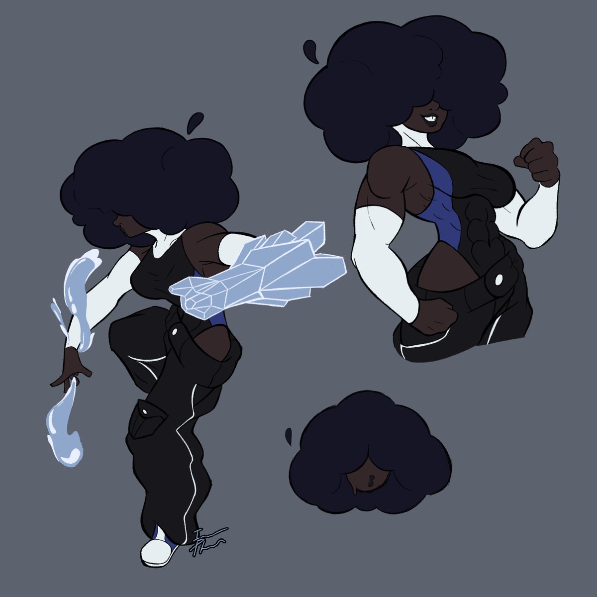 Testing out a new brush/more Alex art