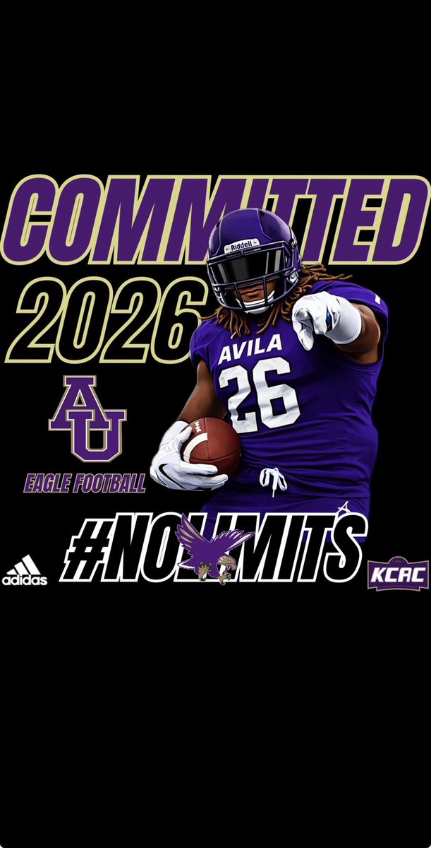 addler_jen41841's tweet photo. Thankful to say that I am committing to @AvilaFootball thank you to my teammates and coaches from vcc.
@Coach_Preach @4Warinner @coach_DWash @Coach_MarkRhea
@CookZuriel https://t.co/ByIUmubJ6m