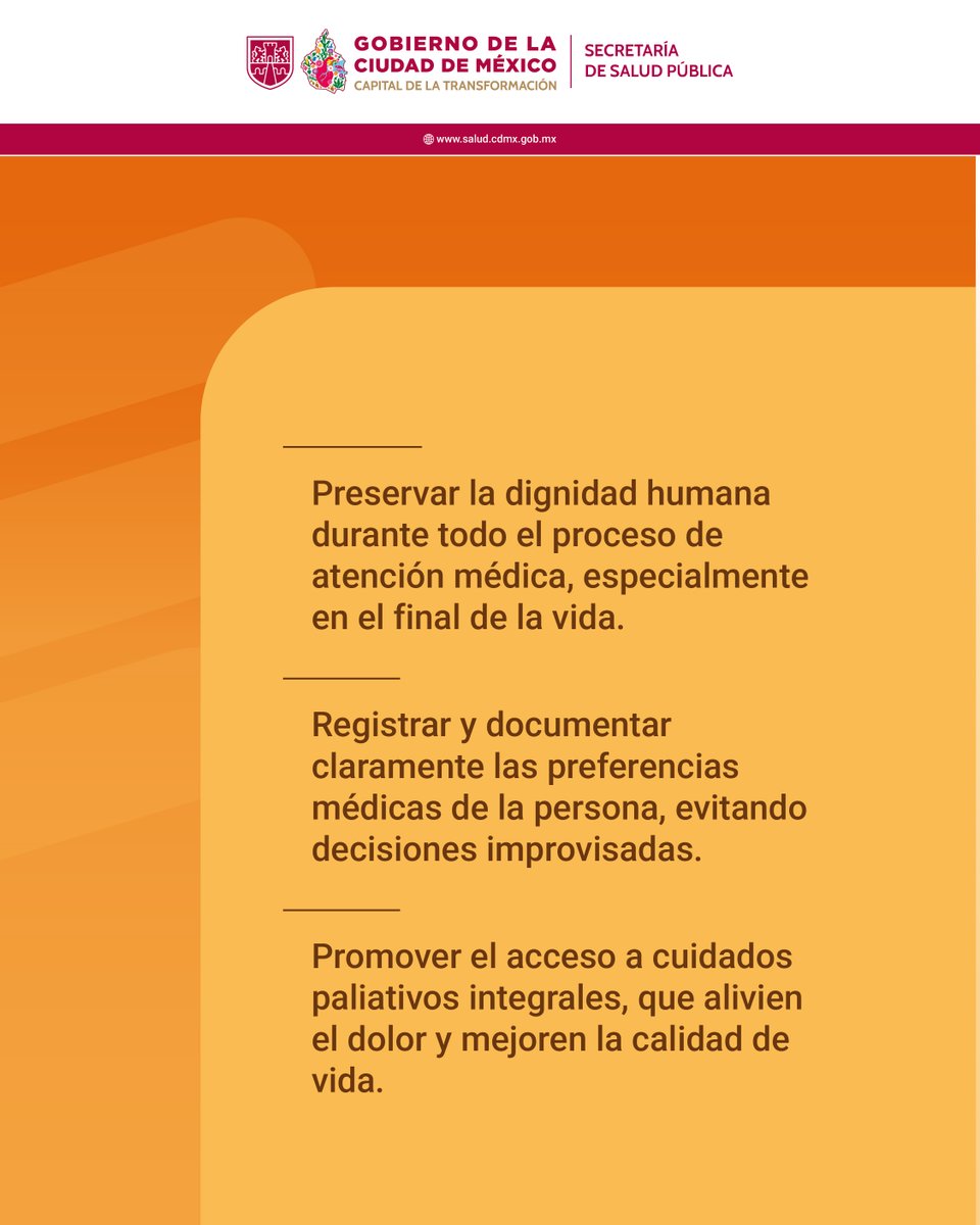 SSaludCdMx's tweet photo. 🦋 La voluntad anticipada... ¿tiene objetivos claros? ¡Síiii! ¡Muchísimos!

🤍 Uno de sus propósitos es preservar en todo momento la dignidad de las personas, además de respetar su autonomía al decidir cómo actuar conforme a su voluntad.

Conoce más en esta publicación. 😊🤝 Compártela con más personas para que también conozcan de qué va la #VoluntadAnticipada.

#VidaDigna #Prevención #RespetoALaVida