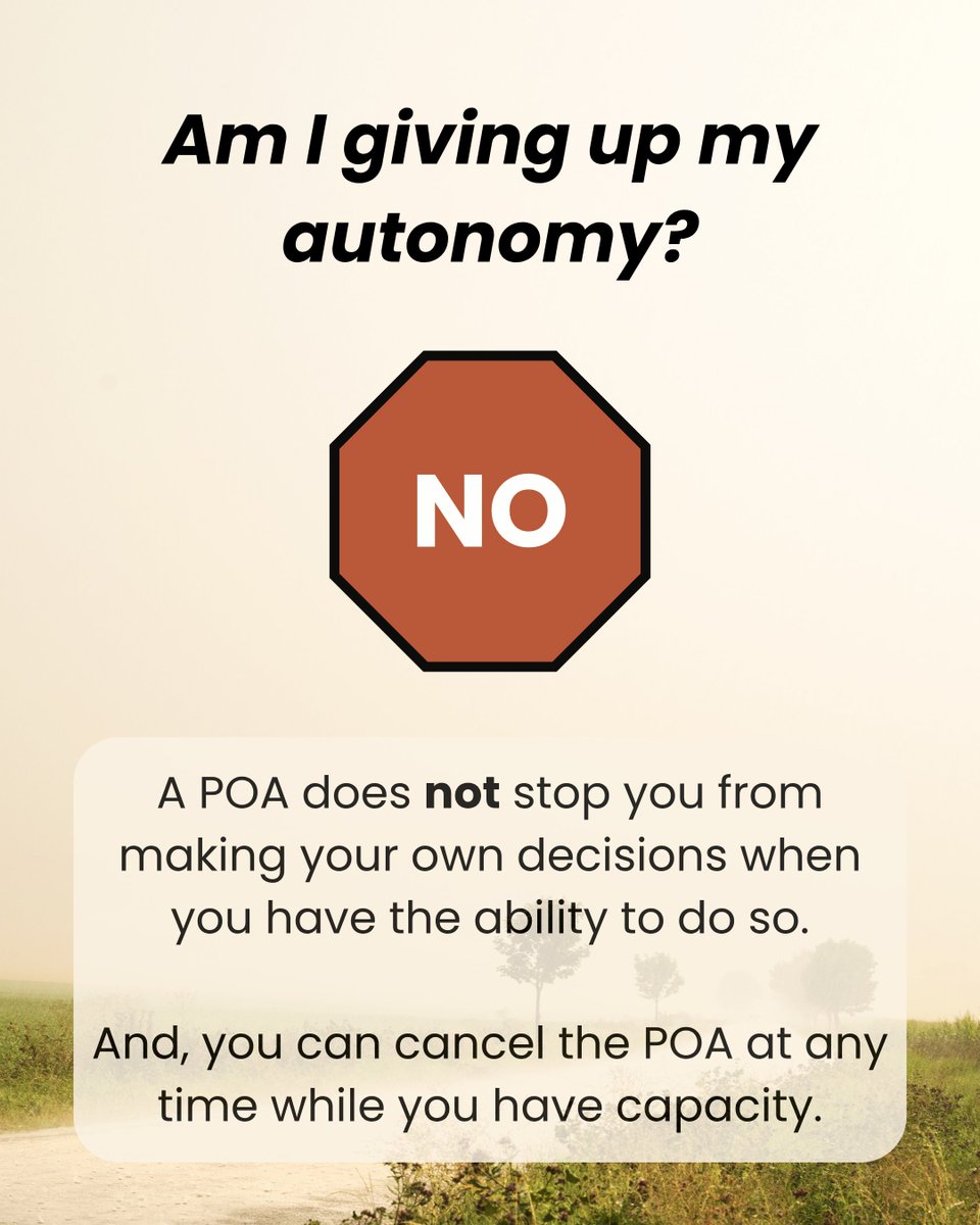 Estate Planning 101: Powers of Attorney

✅ Lets someone manage YOUR finances on YOUR terms
✅ You keep your autonomy
✅ Cancel it anytime
✅ "Durable" = stays active if you lose capacity
✅ "Springing" = active only when needed

#PowerOfAttorney #EstatePlanning #ElderLaw