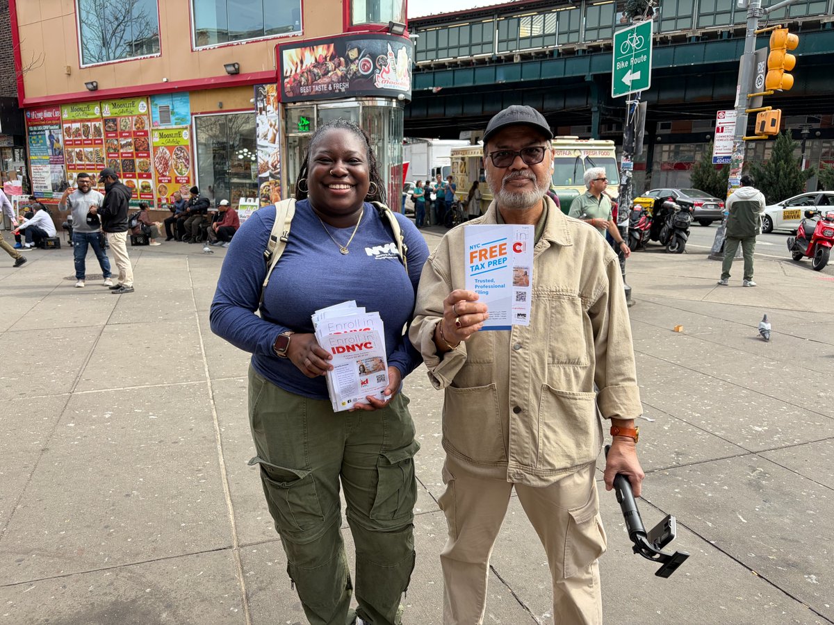 MayorsPEU's tweet image. ⏰ It’s Tax Day, April 15! We've been out across the city, sharing information and connecting New Yorkers to free, trusted tax prep resources—and there's still time to take advantage. Complete your taxes today: nyc.gov/TaxPrep 

#TaxDay #FreeTaxPrep #GetYourRefund
