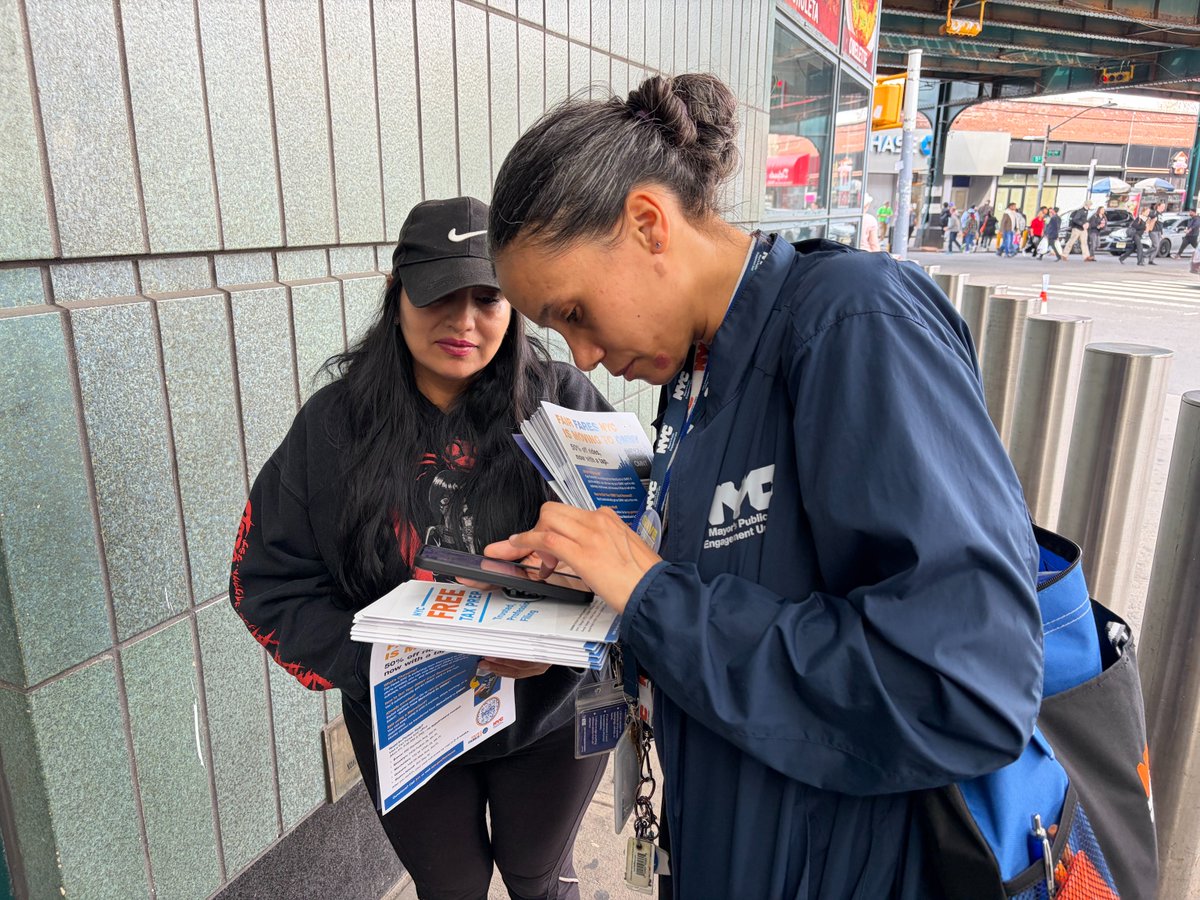 MayorsPEU's tweet image. ⏰ It’s Tax Day, April 15! We've been out across the city, sharing information and connecting New Yorkers to free, trusted tax prep resources—and there's still time to take advantage. Complete your taxes today: nyc.gov/TaxPrep 

#TaxDay #FreeTaxPrep #GetYourRefund