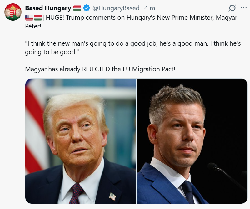 EelcoHoecke's tweet image. Kijk, @MinPres... Heerlijk herstel van de Hongaarse democratie.... Magyar luistert geheel democratisch WEL naar zijn bevolking en wijst het #EU migratiepact af en houdt de grenzen potdicht.... Daar kunnen we hier enkel van dromen!