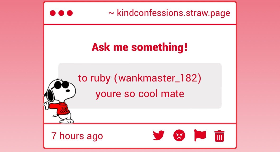 kind oasis confessions 💌 tweet media