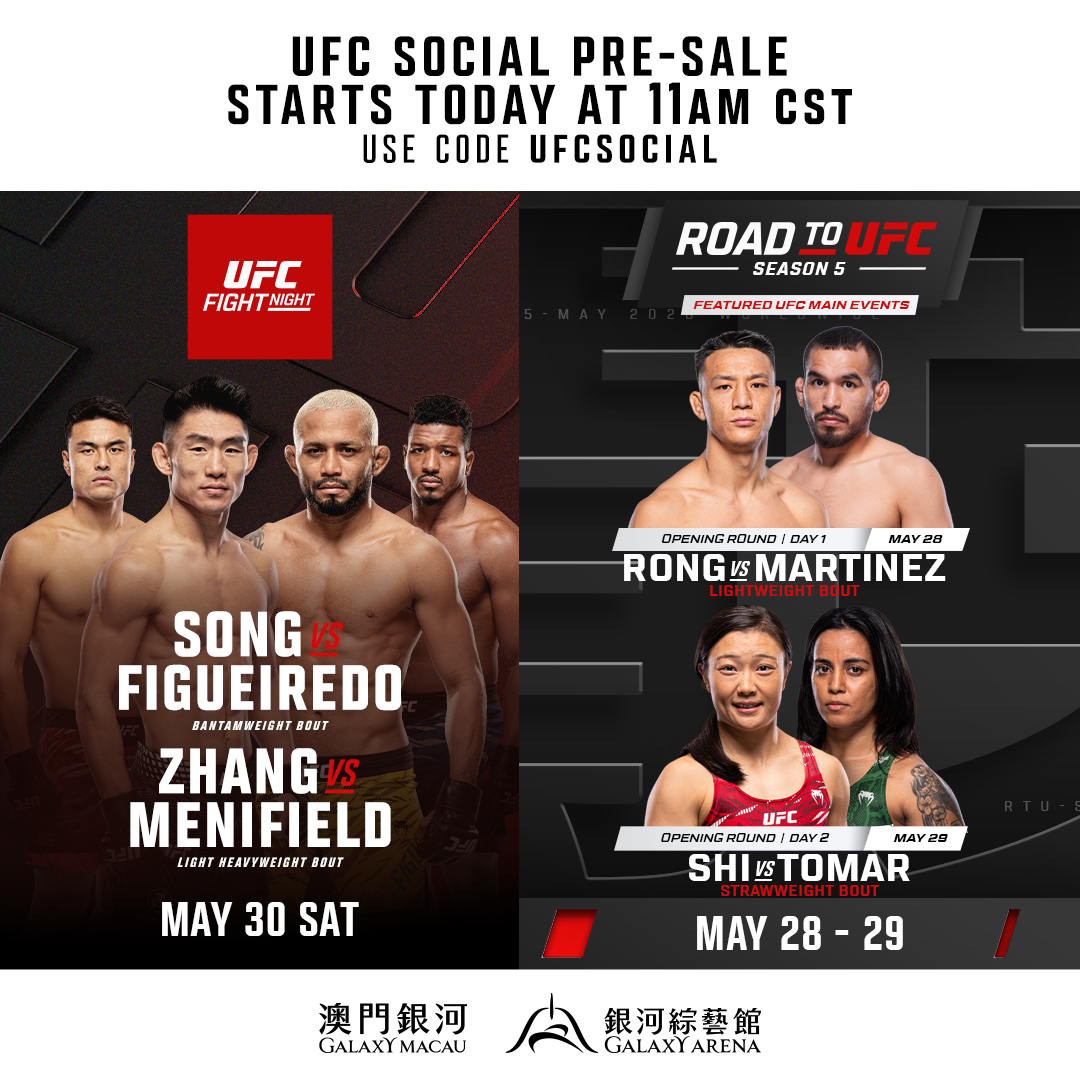 Id Code Ufc UFC Social Pre-Sale is now available for Macau! Use Code: UFCSOCIAL Get ...