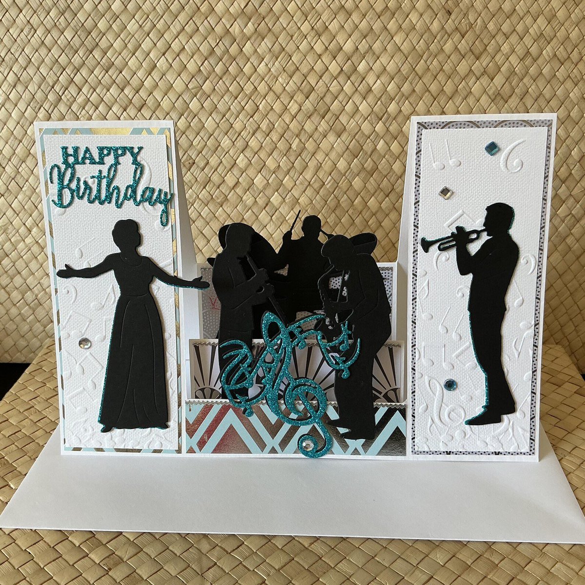 cardsallacarta's tweet photo. Unique handmade cards for musicians and music lovers 🎼🎶
Jazz Band Birthday Card, Instrument Ensemble, Musicians and Si by AllaCartaCards
https://t.co/itM4J8THNz
#YourBizHour #womaninbizhour #handmadeinuk #allthatjazz #ooak https://t.co/qOuE2nmKAw