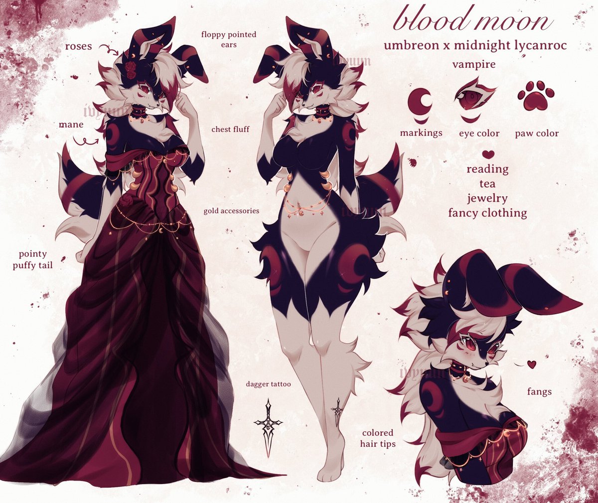 ivyuun's tweet photo. Blood Moon Umbreon BTA ❣️ https://t.co/qZ8xiujCrn