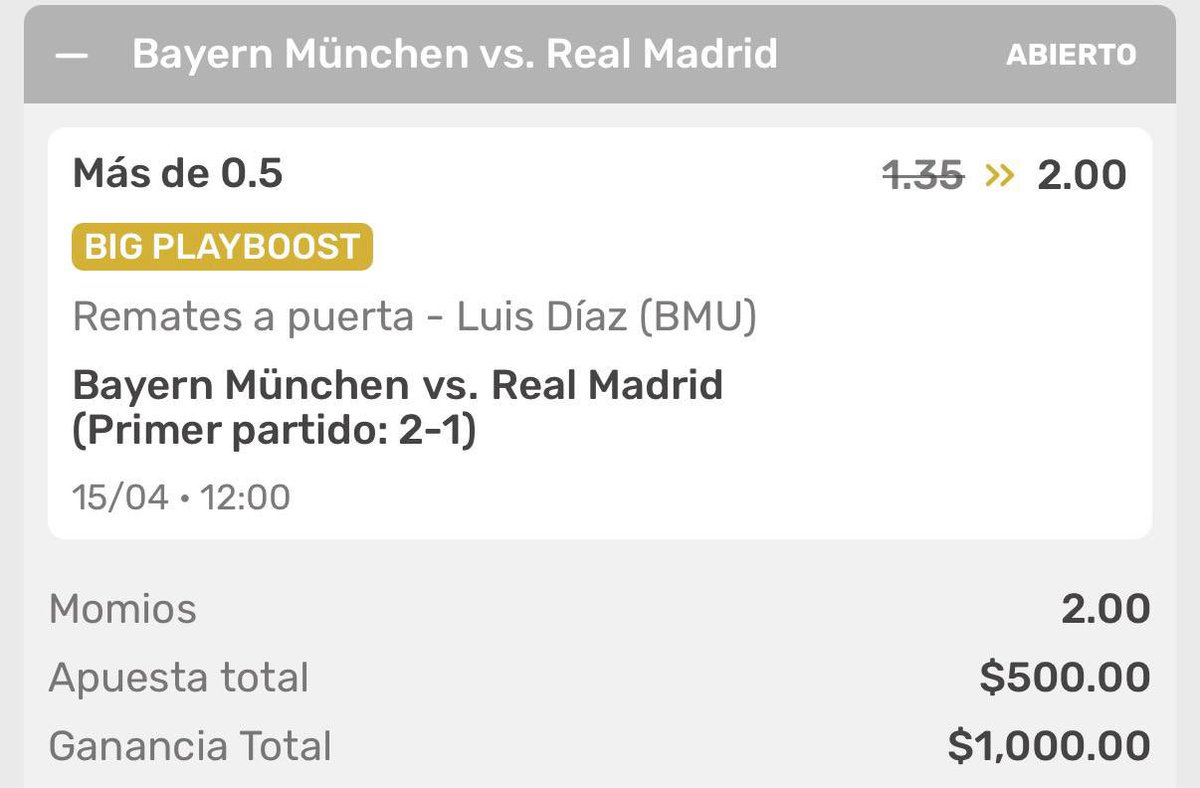 PicksdelSoplon's tweet image. ¿Como ven el Superaumento? 👀 #Champions