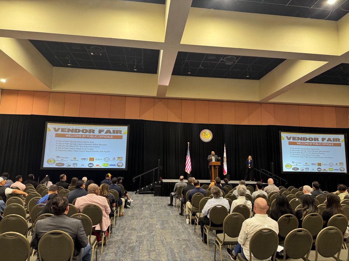 RivCoED's tweet photo. RivCoED and @ociesbdc are at the Coachella Valley Vendor Fair in Palm Springs connecting with businesses and sharing resources to support growth and government contracting.

Learn more about our BANP for business resoures: https://t.co/zL4cZURbUA

#RivCoED #SmallBusiness https://t.co/bnjoQ6lyRp