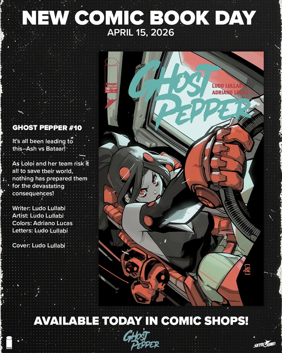 Skybound's tweet image. It's our favorite day of the week #NCBD! Which of these comics are you picking up? 

- G.I. Joe: ARAH Sssilent Missions - Zartan #1
- G.I. Joe #21
- Invincible Universe: Battle Beast #8
- Ghost Pepper #10