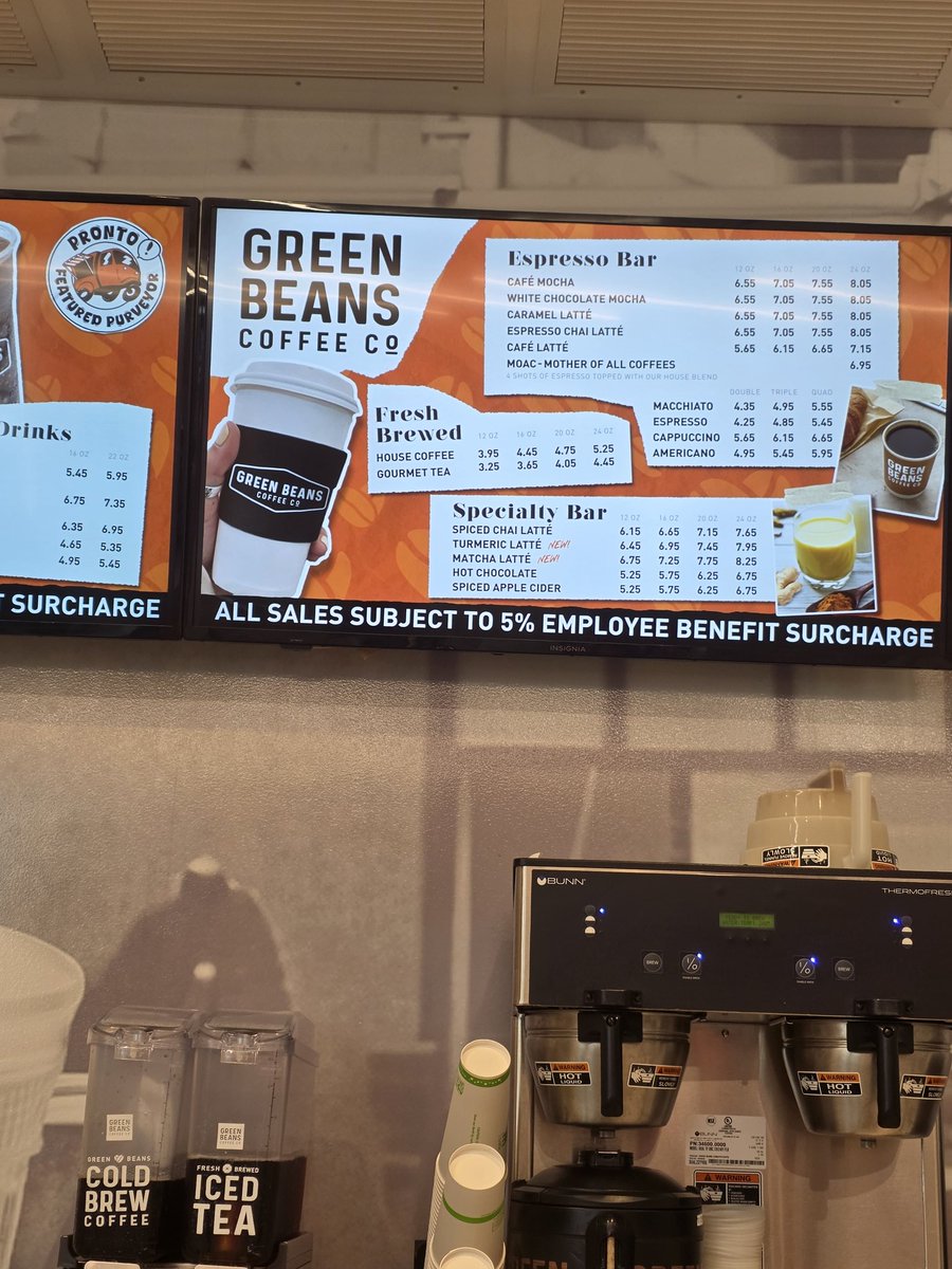 In case you've been missing it you can get Green Bean at SFO terminal 1