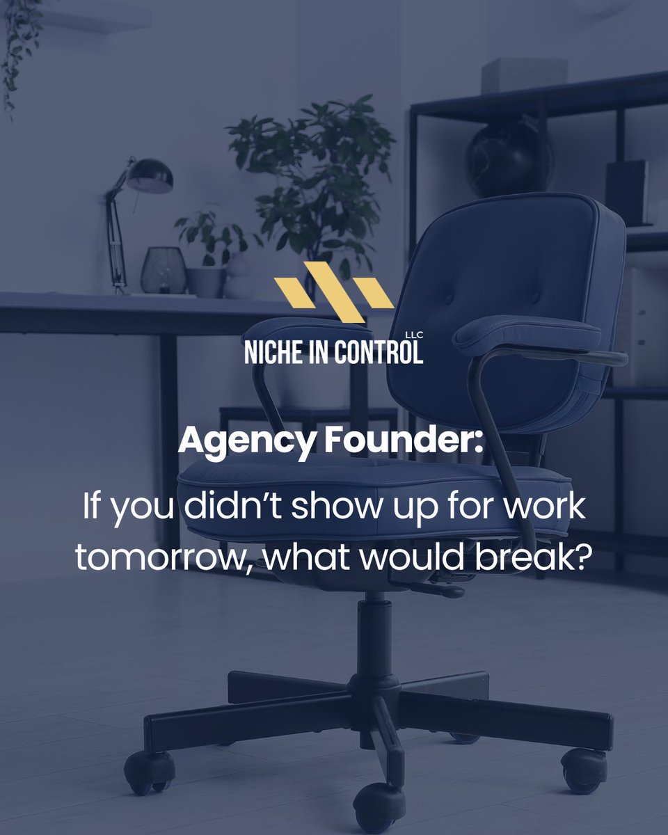 Jesse P. Gilmore | Niche in Control tweet media