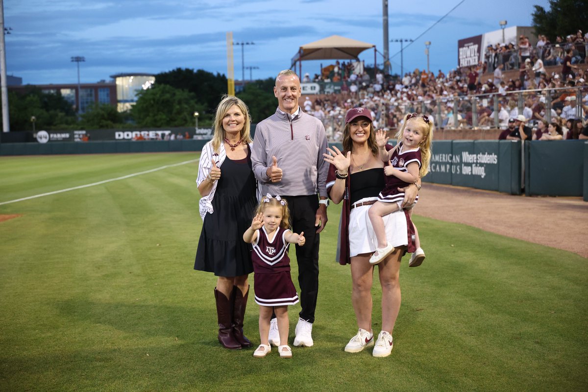 12thManFndtn's tweet photo. On Friday night at Blue Bell Park, we were honored to recognize the Foss family for their generous support of Texas A&M Baseball through the 12th Man Foundation. Their lead gift is helping bring the Eric Foss Family Player Development Center to life — a state-of-the-art facility that will enhance training, preparation and recovery for Aggie Baseball student-athletes. Please join us in thanking the Foss family for their incredible investment in @AggieBaseball.