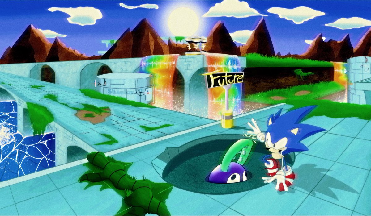 It’s still crazy that my art is officially hanging in SEGA London office.