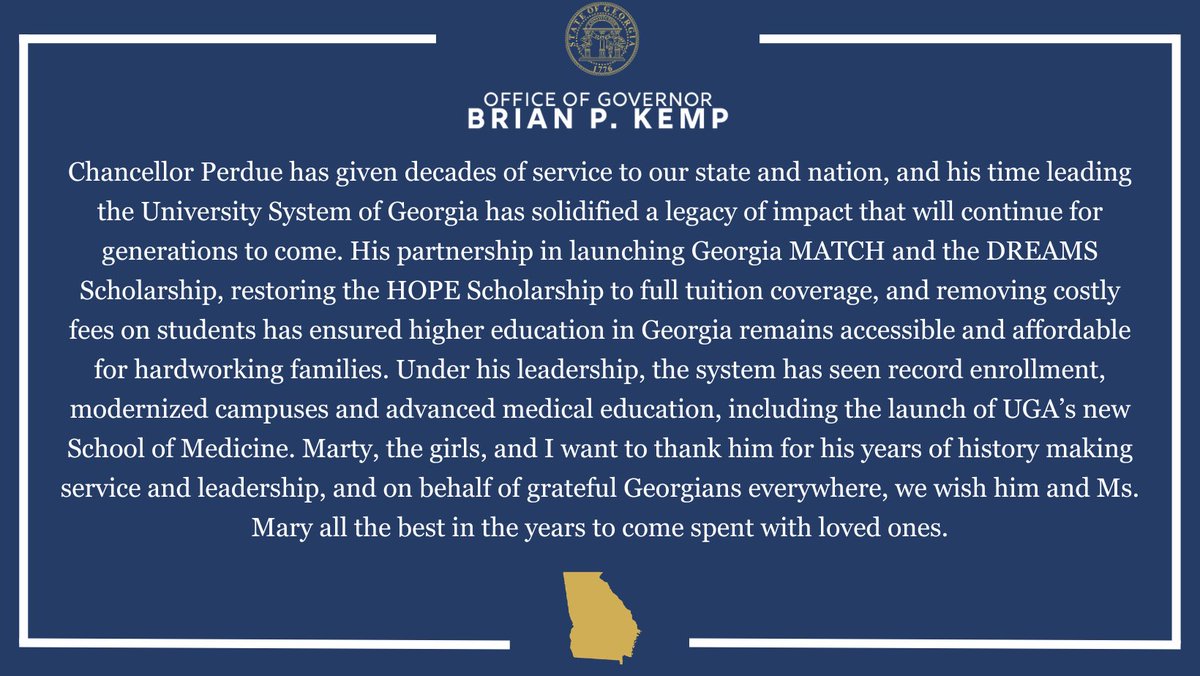 Governor Brian P. Kemp tweet media