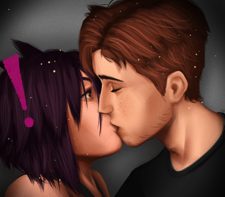 quinx927's tweet image. (2/2) Third Date Photobooth closeups! 
(alts in the replies)
#invisimonth #invisimonth2026 #invisimech #dispatch