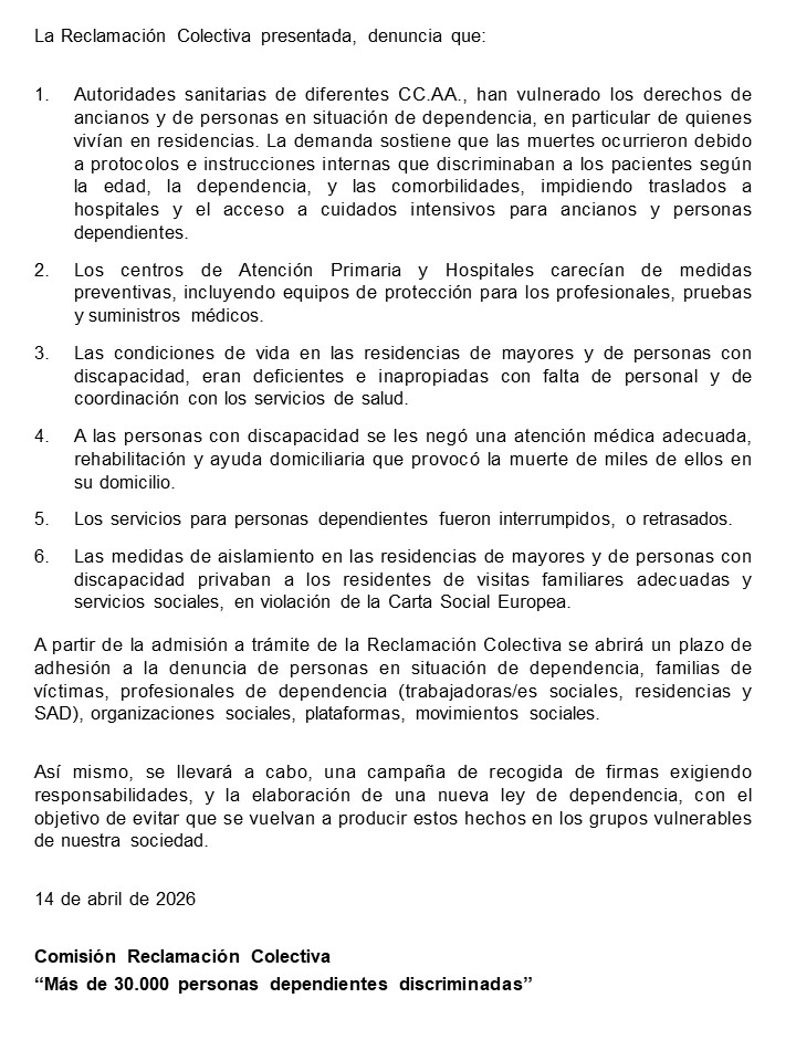 Reclamación Colectiva tweet media