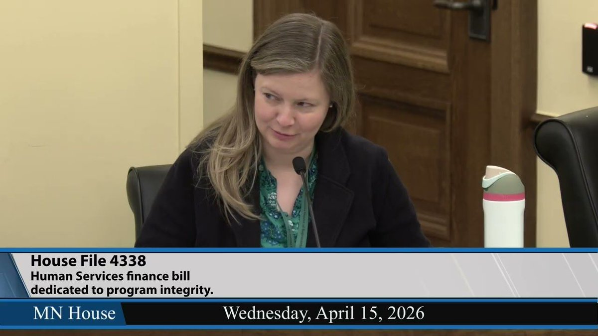 MNHouseInfo's tweet image. WATCH ▶️ Wednesday morning's meeting of the #mnhouse Human Services Finance and Policy Committee youtu.be/KjfGmbrLBzo

#mnleg