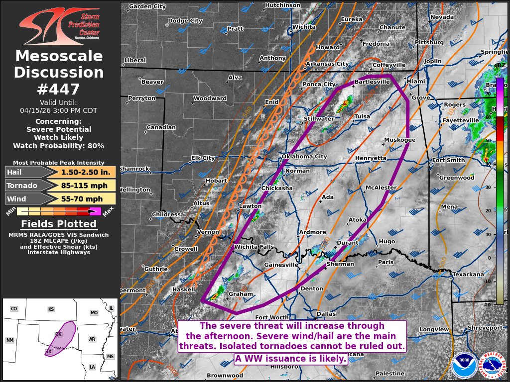 NWS Storm Prediction Center tweet media