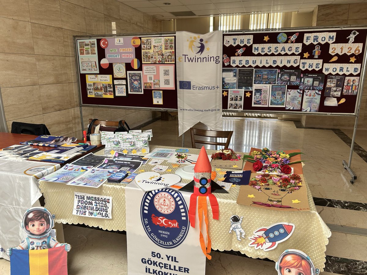 RaquelSRUclm's tweet image. Thank you @umt43155607 and @MersinUnv 🇹🇷 for the opportunity to enjoy this amazing eTwinning fair. It is great to see real schools’ products 🤗
#uclm #facultaddeeducacionalbacete #erasmus #etwinning