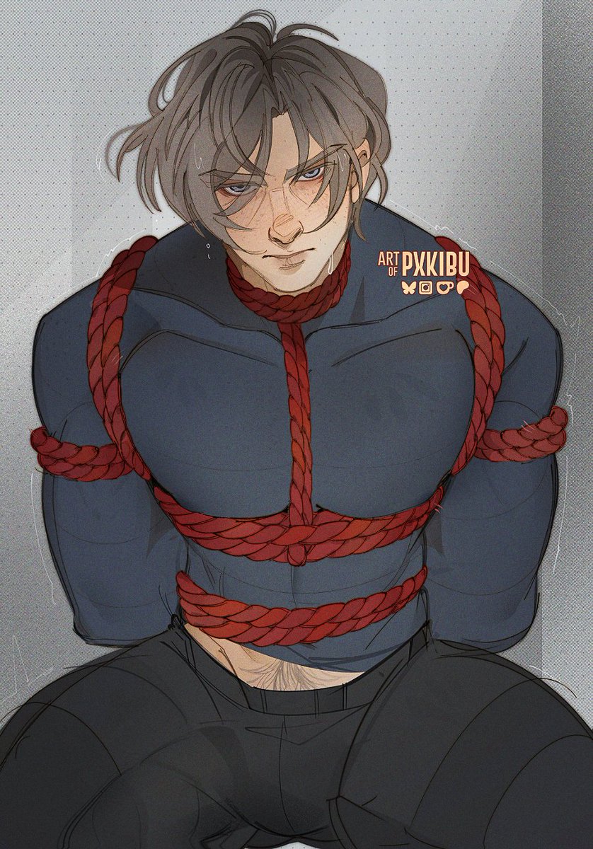 pxkibu's tweet image. good boy reward ✋😌 🤚 #re9 #leonkennedy #art