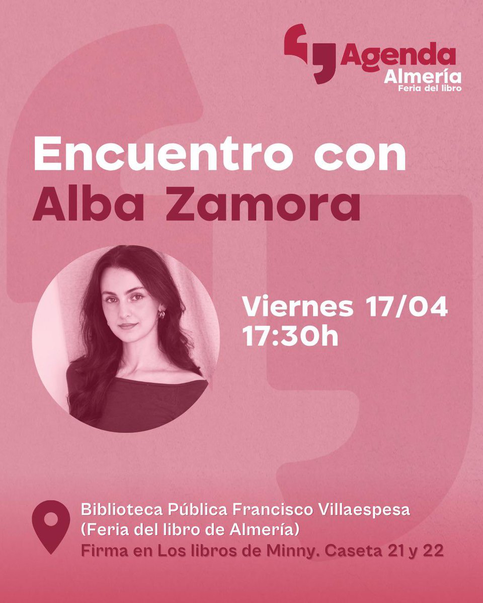 UniversoDSilvia's tweet photo. ⚠️ALMERÍA⚠️

Tenéis una cita este fin de semana con la @AReaderCon, tenéis un encuentro con María Martínez a las 11.00H y con Alba Zamora a las 17.30H. Toda la info ⬇️ https://t.co/NN4dmVmoeq