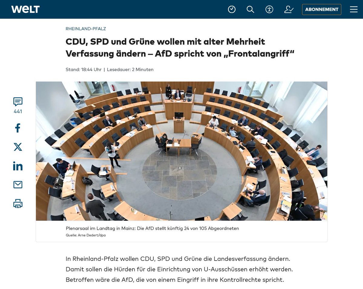 JahnTeam's tweet image. Die #CDU, #SPD &amp;amp; #Grünen in Rheinland-Pfalz, schützen Ihre Machtstrukturen und betreiben einen weiteren Frontalangriff auf die Demokratie!

Die Begründung warum man jetzt verhindern will das die stärkste Opposition, Untersuchungsausschüsse einrichten kann sind an den Haaren