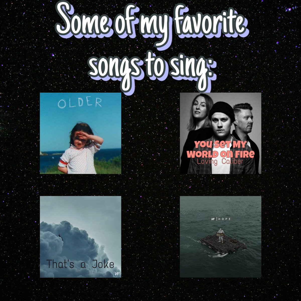 reveriecalypso's tweet photo. 12 days left til I #JumpOnIRIAM 

Here's some of my favorite songs to sing! What are some of your favorite songs? Maybe I'll add them to my playlist! https://t.co/fuqXxwqay2