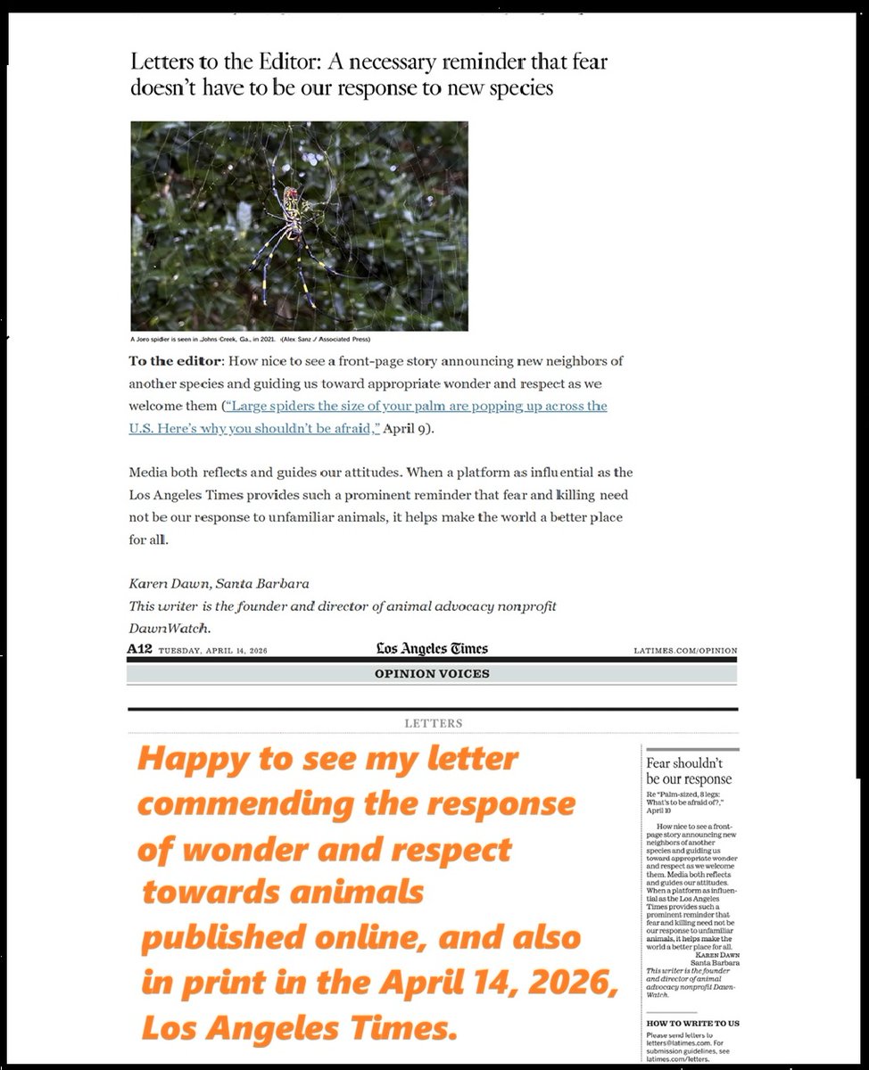 DawnWatch - Daily Animal World News Watch tweet media