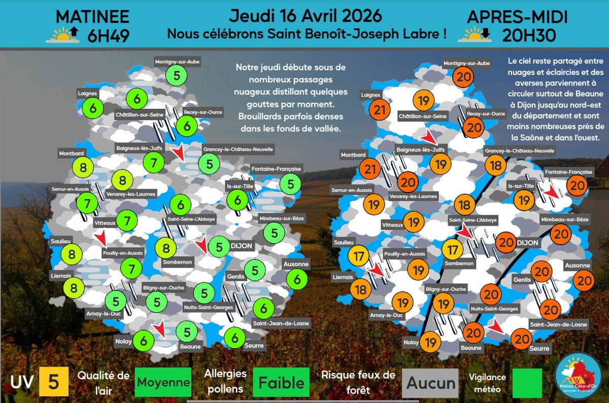 Météo Côte-d'Or tweet media