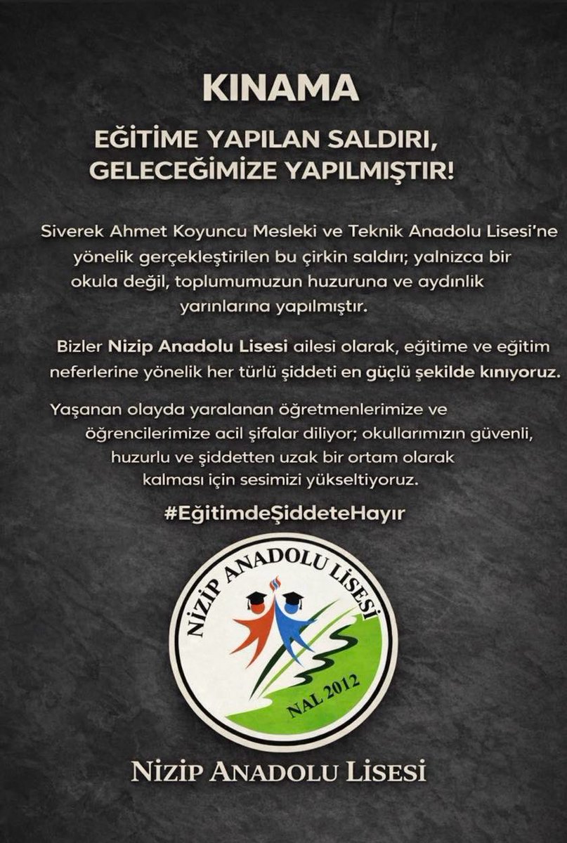NizipAnadolu's tweet photo. #EgitimdeŞiddeteHayır https://t.co/nfLa8ycOx0
