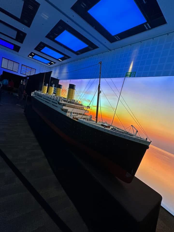 The Titanic sunk on this date 15th April 1912.  I’m fascinated about the Titanic and really enjoyed the exhibition which myself and Elaine Adams went to back in 2025
