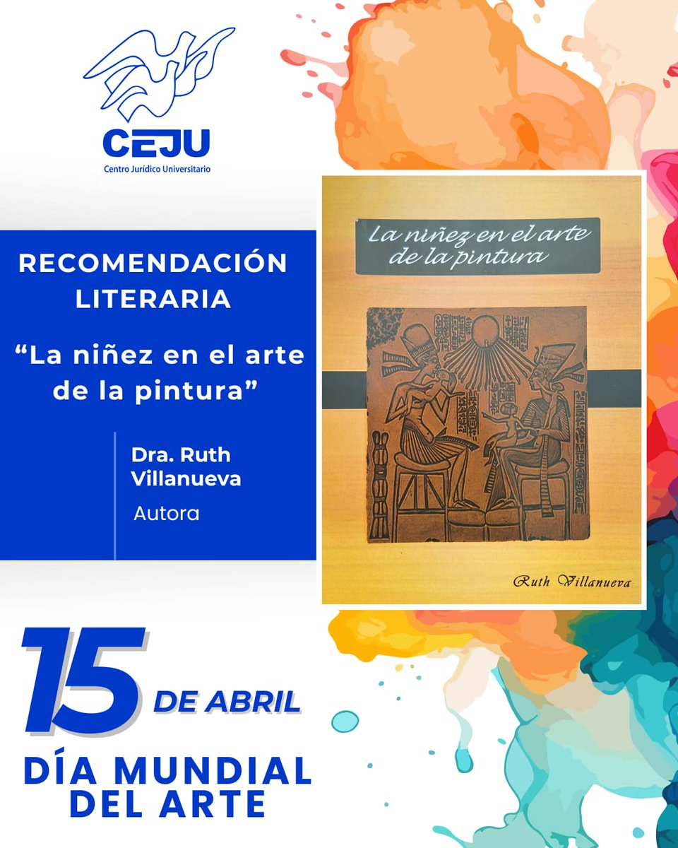 En el marco del #DíaMundialdelArte te recomendamos la obra “La niñez en el arte de la pintura” de nuestra rectora fundadora, la Dra. Ruth Villanueva, una mirada que nos invita a reflexionar sobre la infancia a través de distintas expresiones artísticas.
¿Ya conocías esta obra?