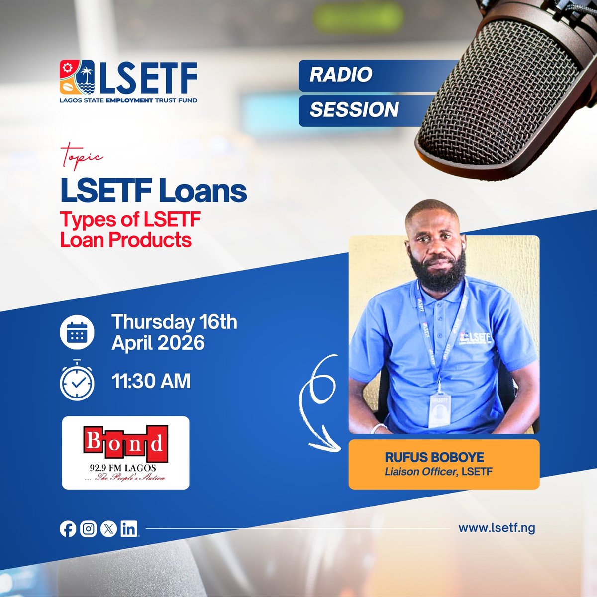 Lagos State Employment Trust Fund tweet media