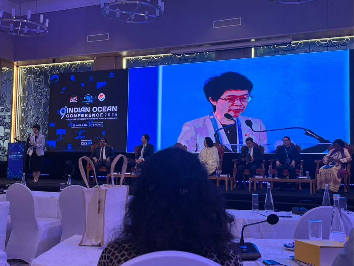 GCartographer's tweet photo. The Geopolitical Cartographer participated in the 9th edition of the Indian Ocean Conference, hosted by the Government of Mauritius and the @India Foundation.

Admiral Jayantha Perera (Retd.) addressed the session on maritime security and the attack on IRIS Dena. https://t.co/1NqCfJQq2E