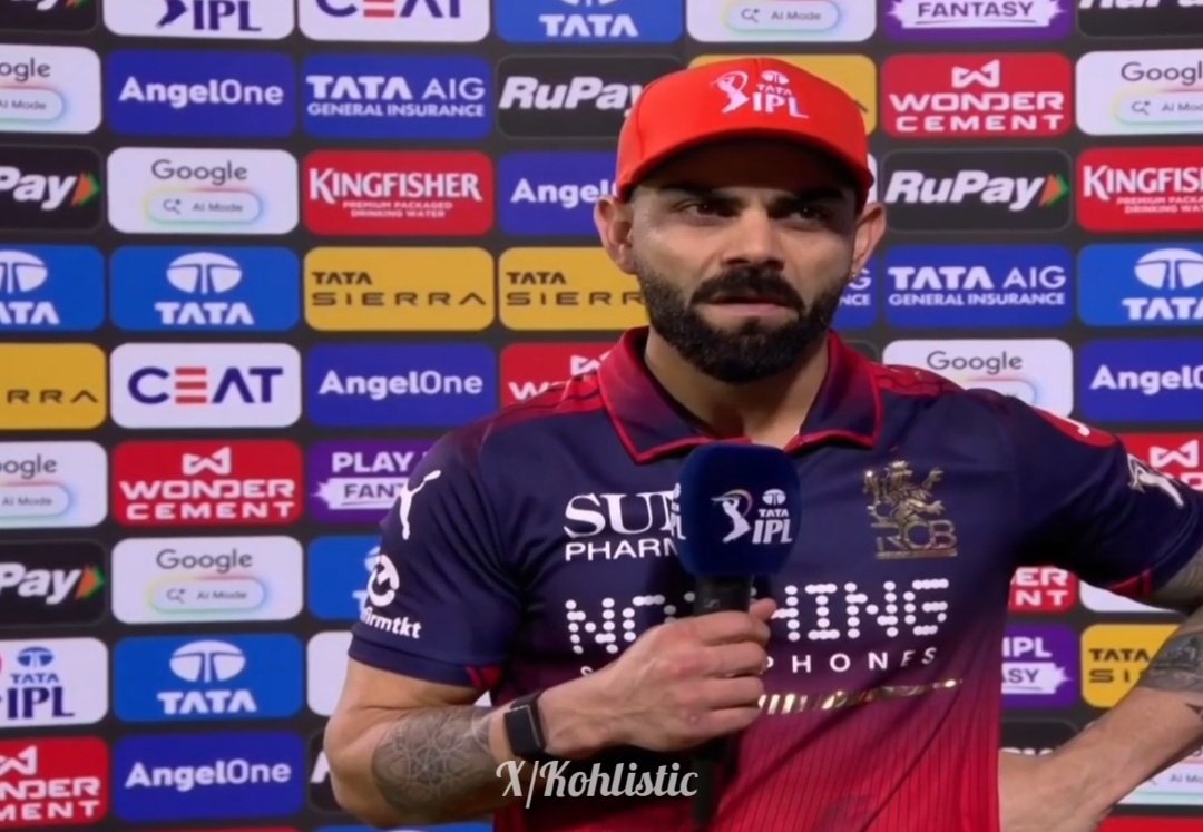 Kohlistic18's tweet photo. Kohli as an orator is outstanding. I genuinely love listening to him. His command over eng is impressive, & he’s incredibly eloquent, the way he articulates his thoughts is top class. That line - “when the freedom goes away, pressure kicks in; that’s when the smarts of the game have to be applied” says everything. No cricketer explains the game better than him. I could listen to him for hours.