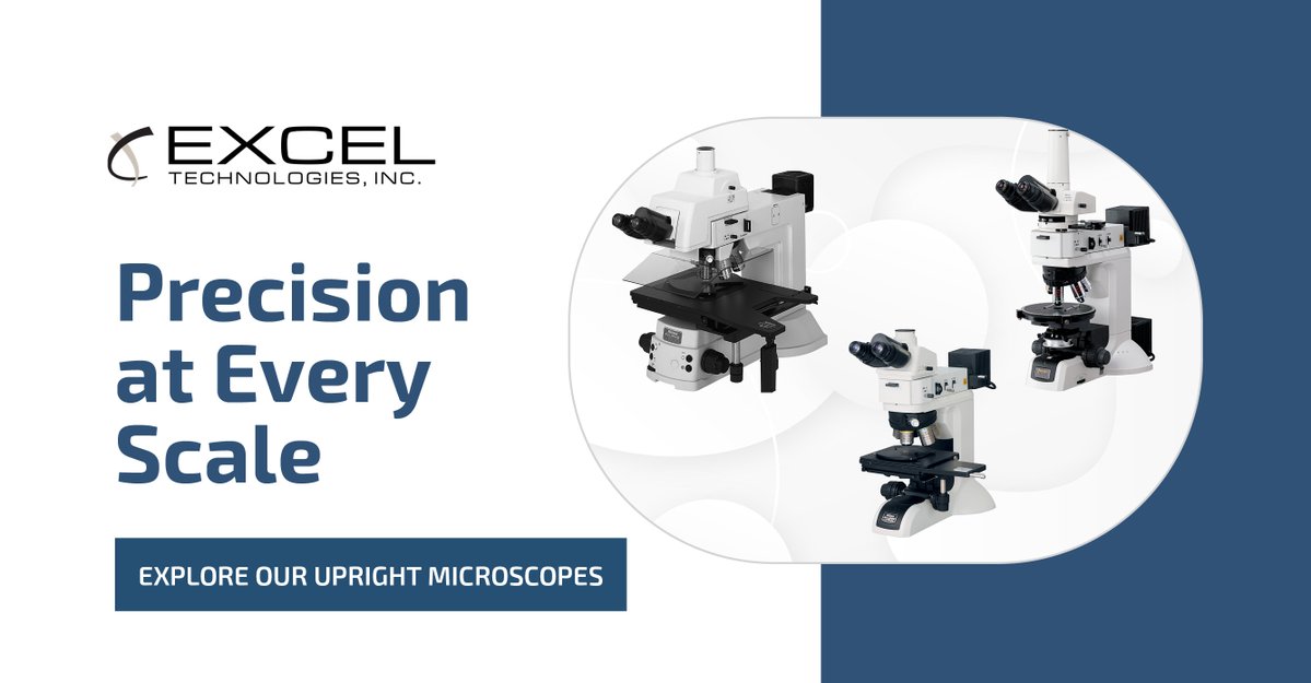 ExcelTechInc's tweet image. Unlock a world of unparalleled precision with #Excel's selection of #Nikon upright #microscopes. Whether you're involved in industrial observation, research, analysis, or inspection, our range caters to every need. 

Learn more at shorturl.at/aoyUZ.