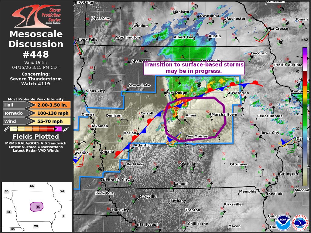 NWS Storm Prediction Center tweet media