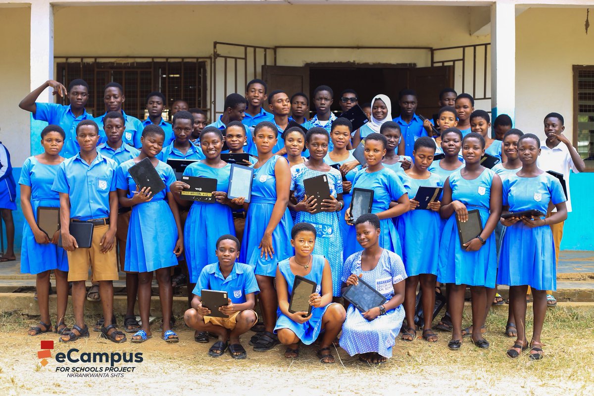 eCampusLLC's tweet photo. We’ve launched the eCampus for Schools Project for SHS students in Ghana 🇬🇭

📚

14 schools already onboard—and we’re expanding.

We’re inviting individuals, PTAs, institutions &amp; alumni to sponsor schools and help us reach every SHS student.

🔗 https://t.co/jKEZC6InE7

#eCampus https://t.co/T5Xte3DYRr