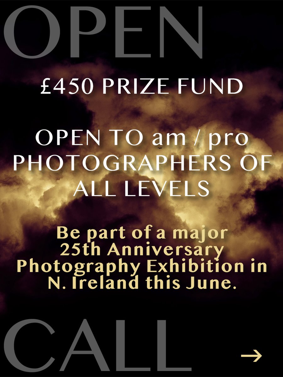 stephenstbradle's tweet image. IRELAND-WIDE PHOTOGRAPHERS OPEN CALL 
Exhibit your work in landmark exhibition at  @ISLANDartsbiz 

Silver Skies: any subject matter

Apply: islandartscentre.com/news/open-call…

#opencall #IrishPhotography #IrelandArt #IrishArt #FreeEntry  @VisArtsIreland  @sourcephoto @PhotoIreland