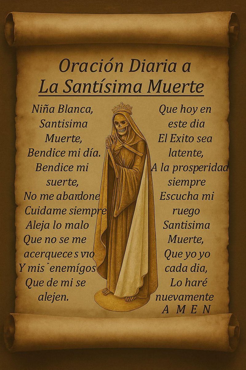 My Santa muerte tweet media
