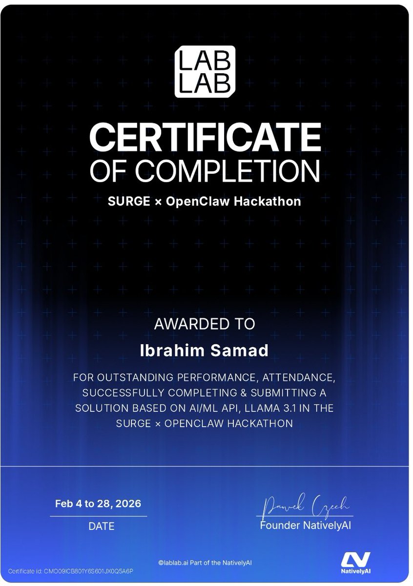 Ibrahim Samad tweet media