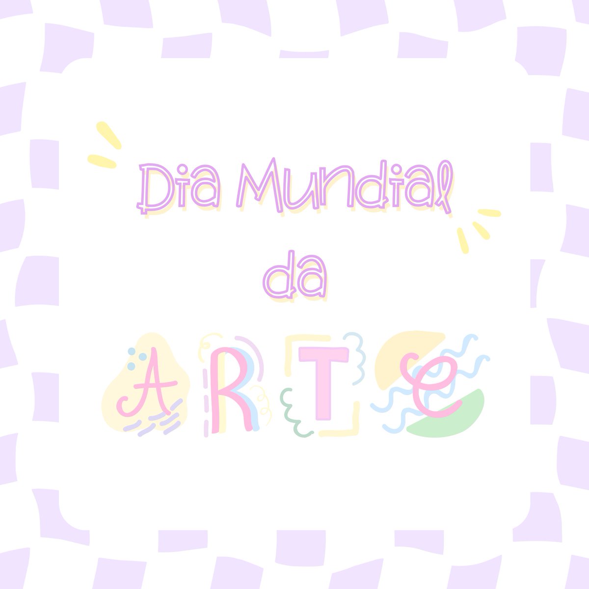 unicorniosrpbr's tweet photo. Hoje é Dia Mundial da Arte! Essa data celebra a criatividade e a expressão. Compartilhe sua arte com a gente ✨ https://t.co/e4vtsz1LJG