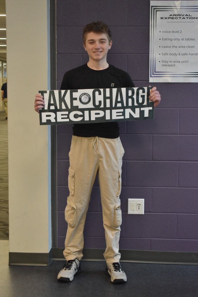 FSMSChargers's tweet photo. ⚡️Charger Spotlight⚡️
Check out our February 6th grade Take Charge recipients!  

"[Being a Take Charge recipient] means that I tried to be respectful, and I am glad to see that my teachers recognized this!" - Wyatt D. https://t.co/TgjzN4DApi