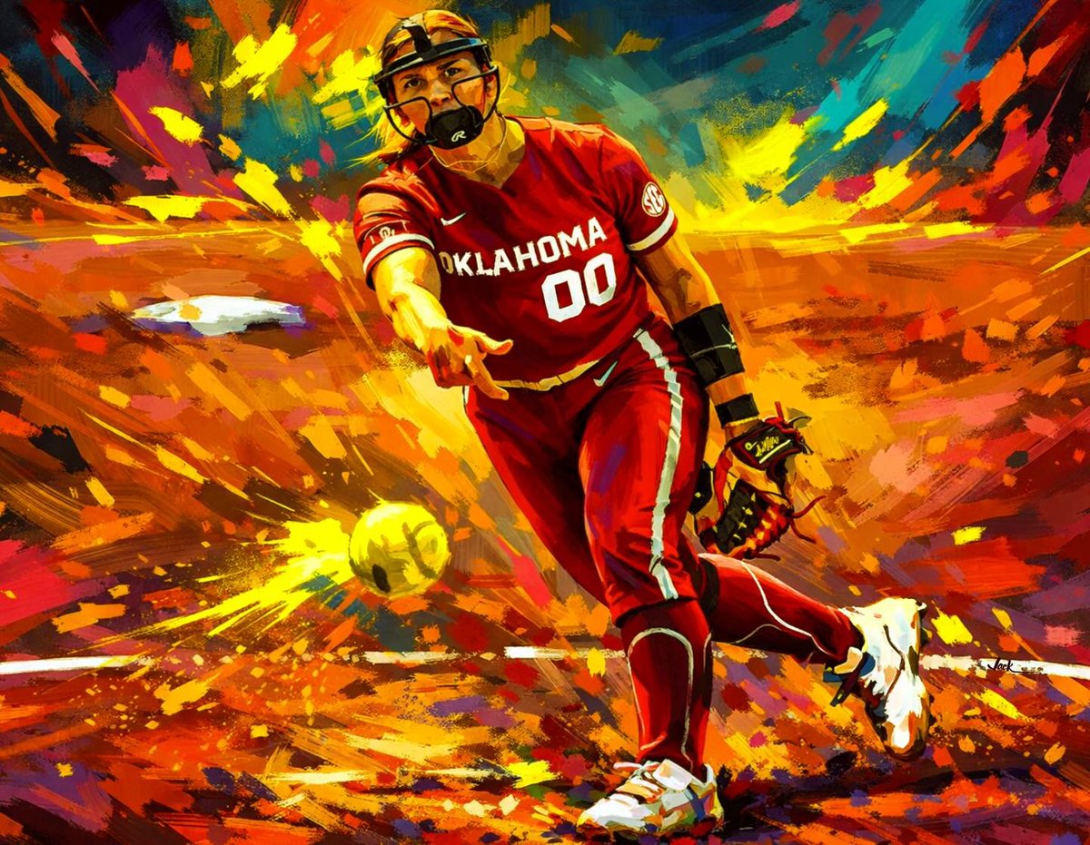 JackBunds87268's tweet image. Number one Oklahoma battles Oklahoma State tonight.
@OU_Softball #OU #NumberOne #painting #art 
killerblind.com